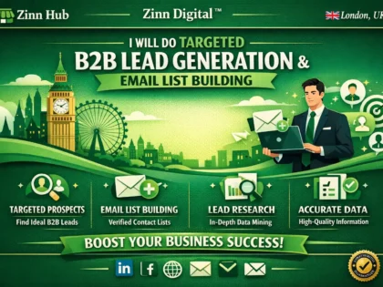 Do Targeted B2B Lead Generation And Email List Building