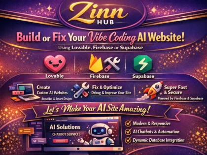 Build or fix your vibe coding AI website with Lovable