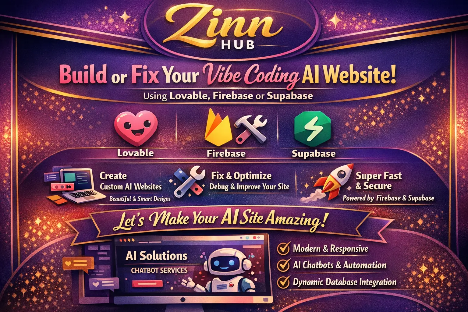 Build Or Fix Your Vibe Coding Ai Website With Lovable, Firebase Or Supabase 1 Build Or Fix Your Vibe Coding Ai Website With Lovable