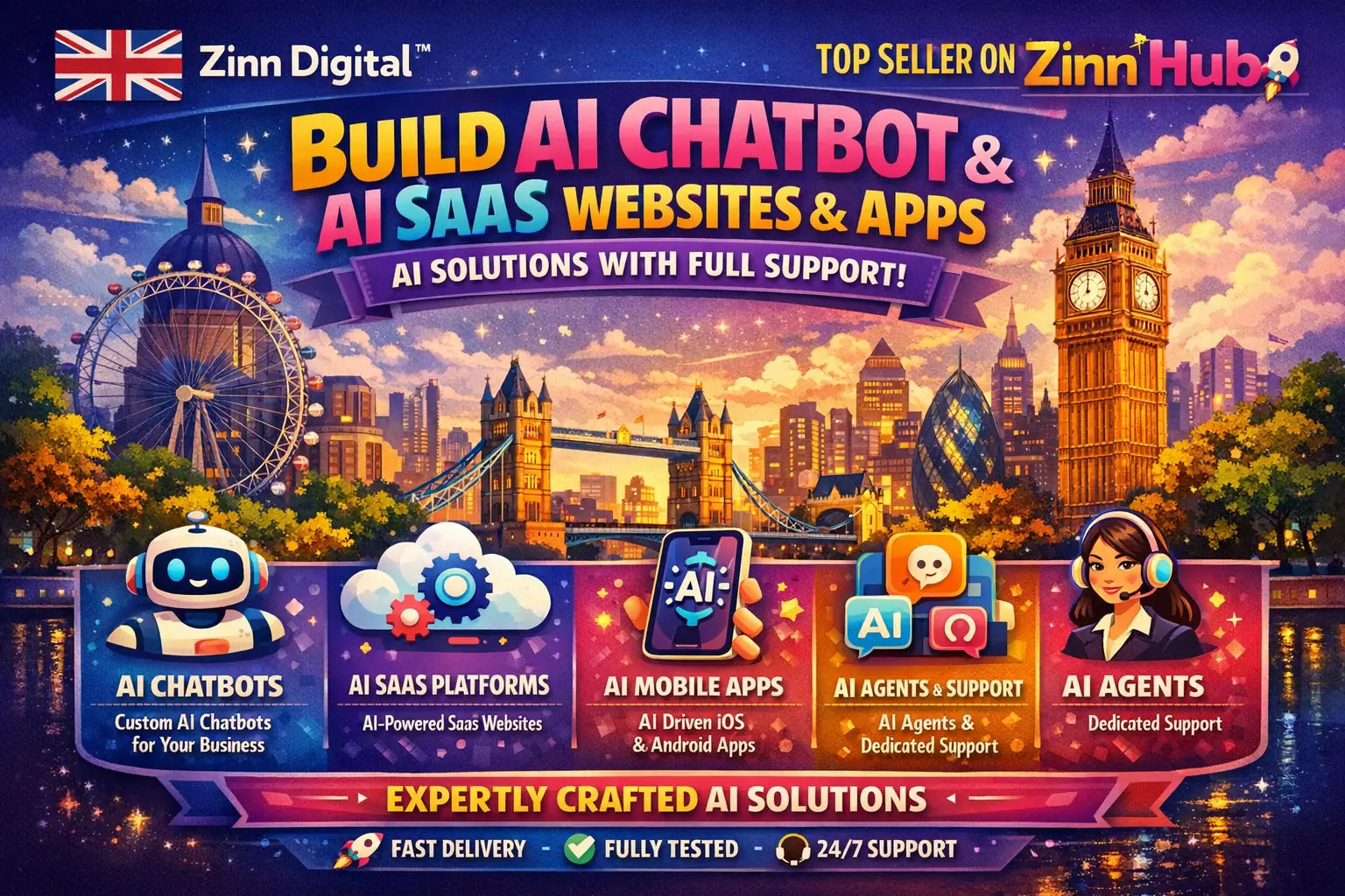 Build Ai Chatbot, Ai Saas Website, Ai Mobile App, Ai Agent With Support 1 Build Ai Chatbot