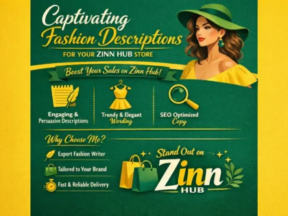 Write Enticing Product Descriptions For Your Fashion Brand