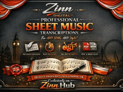 I Will Provide Professional Sheet Music Transcription For Any Song