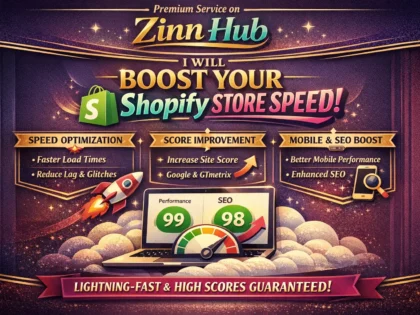 do shopify speed optimization and increase shopify store website score
