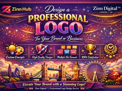 Design a professional logo for your brand or business
