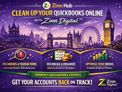 Clean Up Your Quickbooks Online Account With Zinn Digital ™