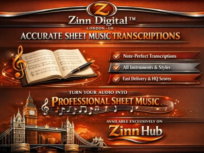 Make accurate sheet music transcriptions