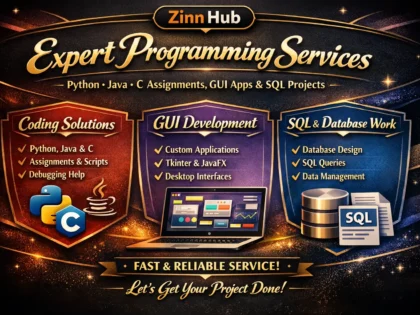 do python java c assignments