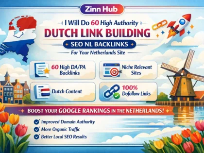 do 60 high authority dutch link building seo nl backlinks netherlands site