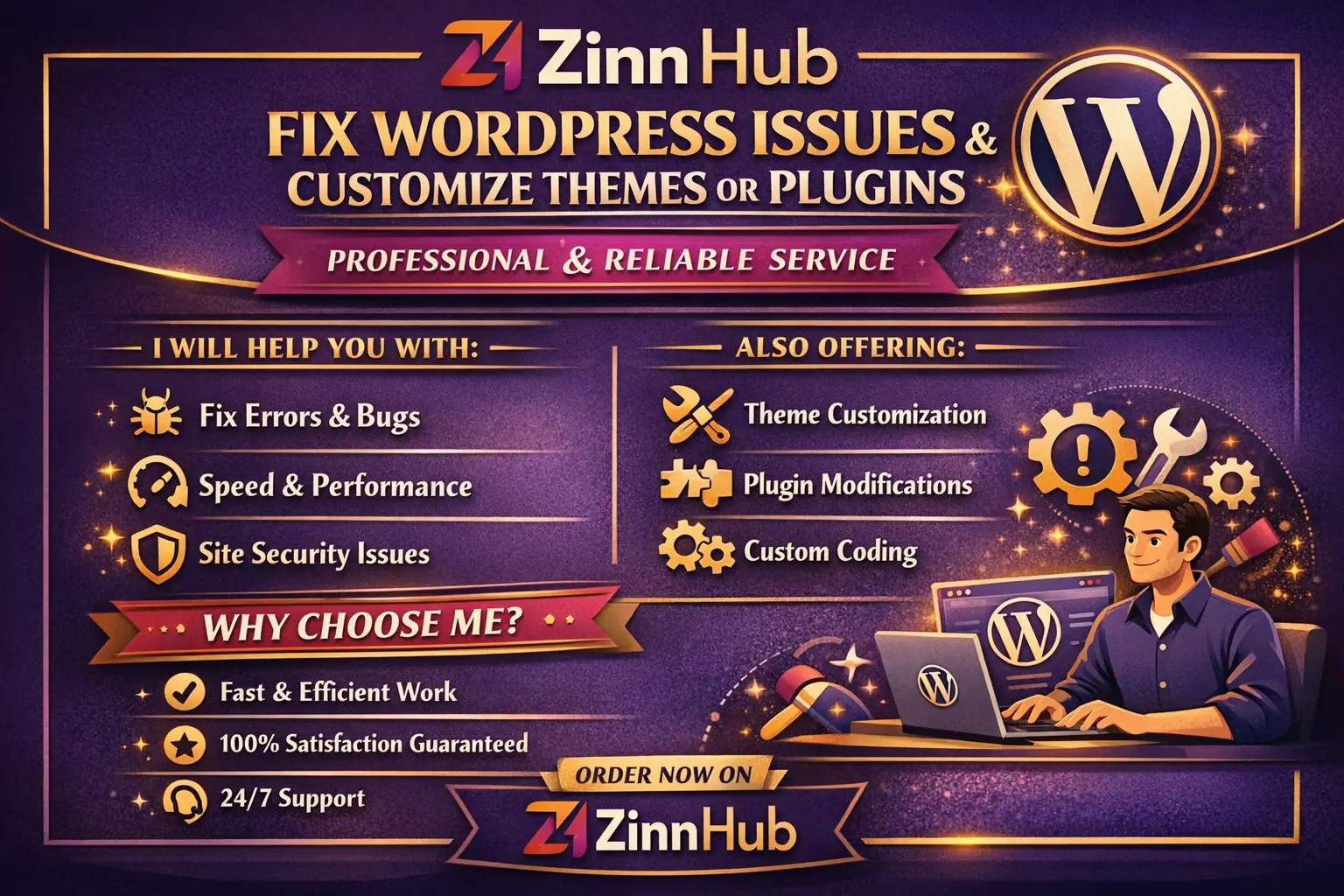 Fix Wordpress Issues, Errors And Customize Themes Or Plugins 1 Fix Wordpress Issues