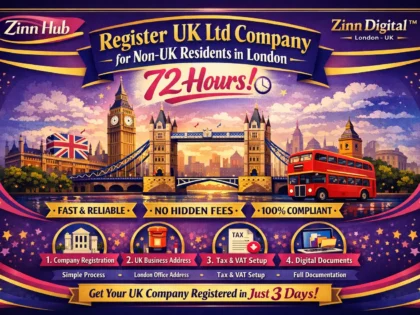 Register Uk Ltd Company For Non-Uk Residents In London - 72 Hours