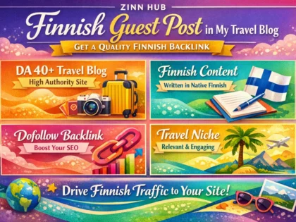 Do A Finnish Guest Post In My Travel Blog
