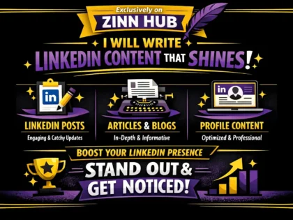 write linkedin content