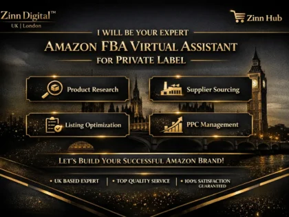 be your expert amazon fba virtual assistant for private label
