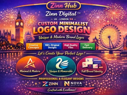 Create custom unique minimalist modern brand logo designs