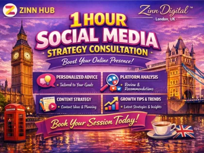 Give You An Hour Consultation To Discuss Your Social Media Strategy