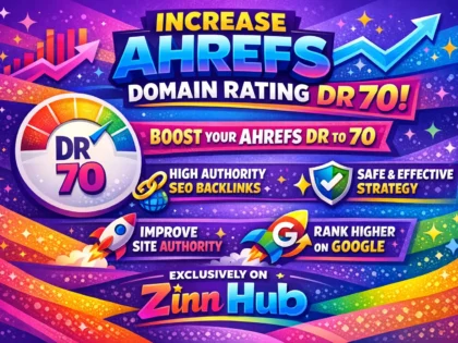 Increase Ahrefs Domain Rating Dr 70 Using High Authority Seo Backlinks