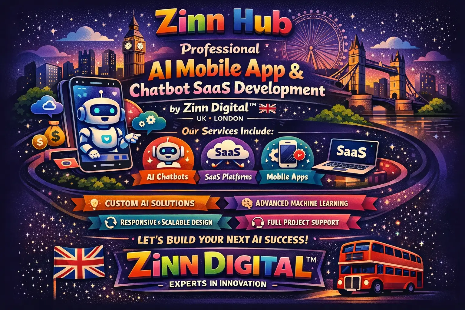 Professional Ai Mobile App, Chatbot &Amp; Saas Development By Zinn Digital ™ 1 Professional Ai Mobile App