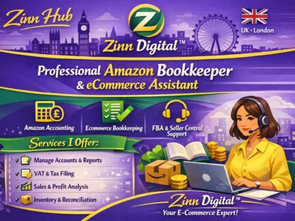 Professional Amazon Bookkeeper, Accountant &Amp; Ecommerce Assistant 2 Professional Amazon Bookkeeper