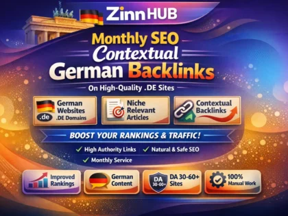 do monthly SEO contextual german backlinks on my de sites