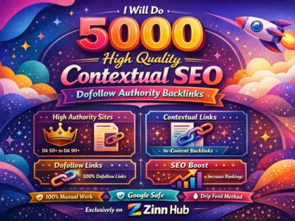 Do 5000 High Quality Contextual Seo Dofollow Authority Backlinks Link Building