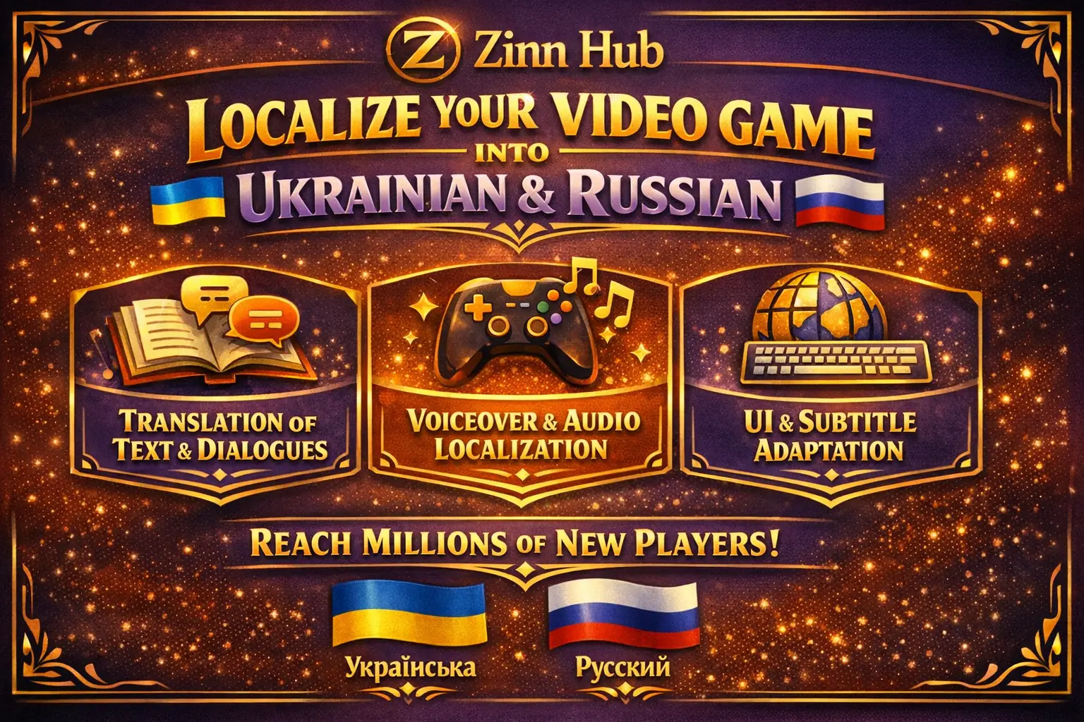 Localize Your Video Game Into Ukrainian And Russian 1 Localize Your Video Game Into Ukrainian And Russian