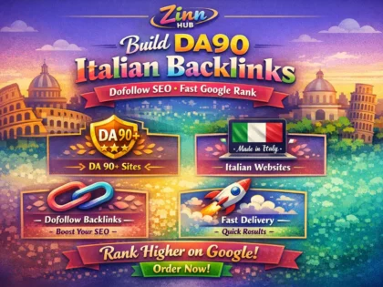 build da90 italian backlinks dofollow SEO fast google rank