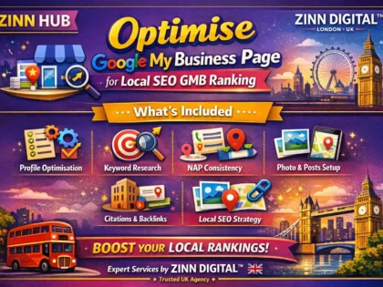Optimise Google My Business Page for Local SEO GMB Ranking