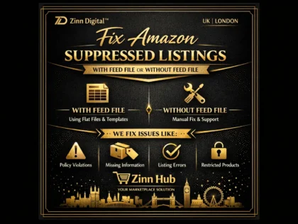 Fix Amazon Suppressed Listing Inventory With Feed File Or Without Feed File