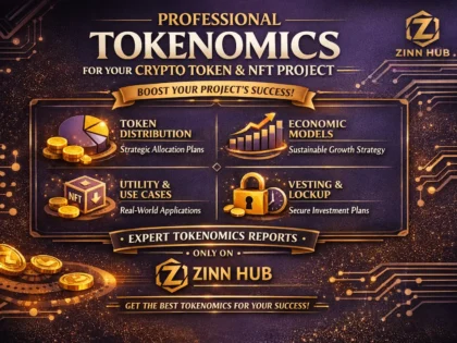 provide tokenomics for your crypto token nft project