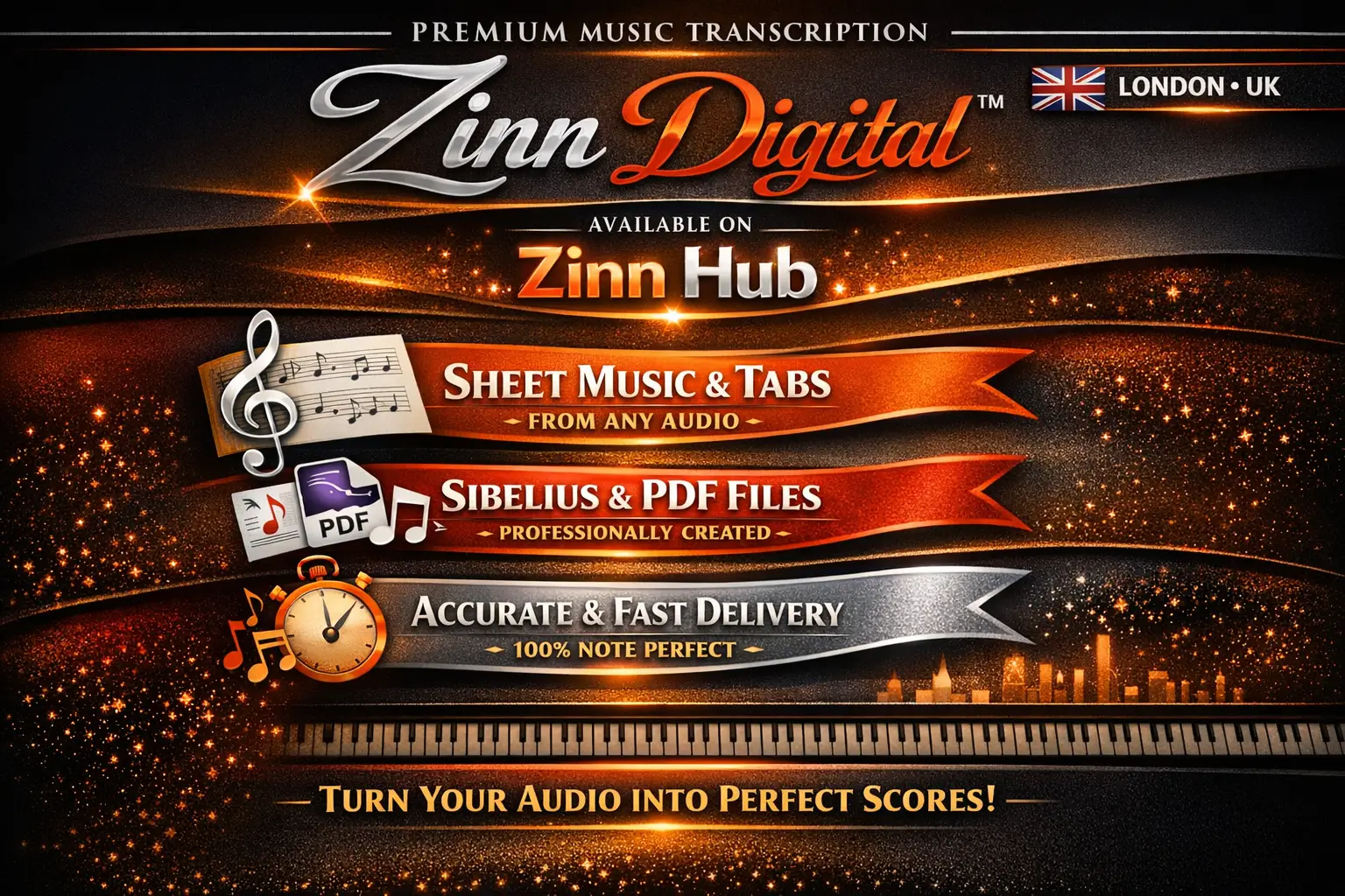 Create Sheet Music, Tabs, Sibelius Or Pdf From Any Audio 1 Create Sheet Music