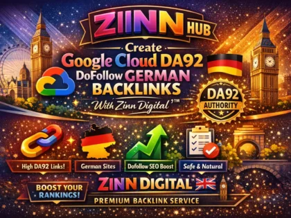 Create Google Cloud Da92 Dofollow German Backlinks With Zinn Digital ™