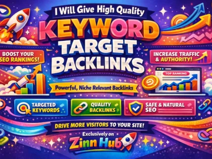 Give High Quality Keyword Target Backlinks