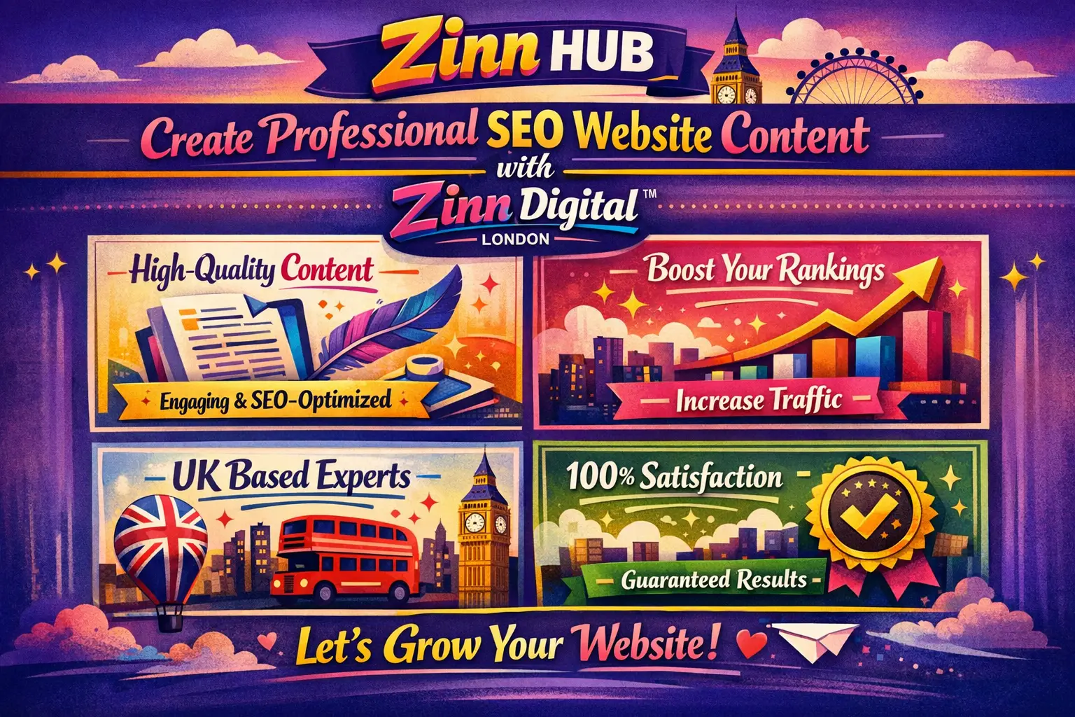 I Will Write Seo-Optimised Website Content That Converts 1 Create Professional Seo Website Content With Zinn Digital&Reg; In London