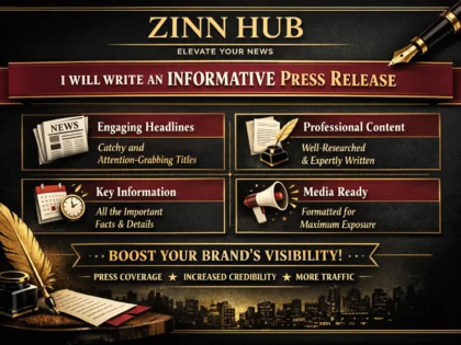 write an informative press release