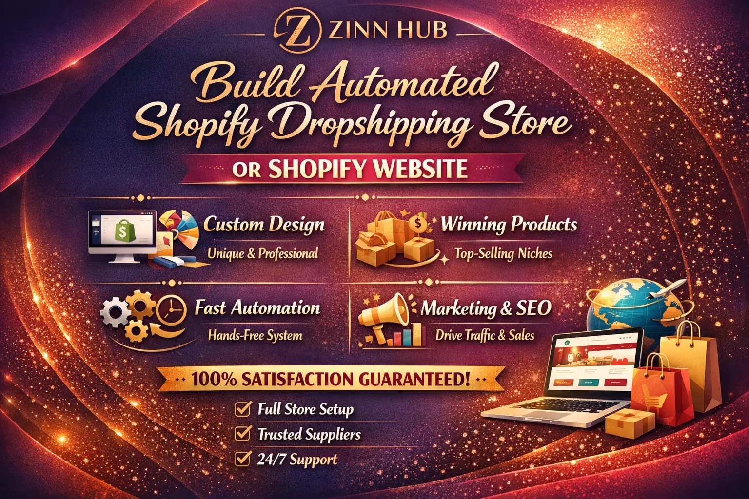Build Automated Shopify Dropshipping Store Or Shopify Website 1 Build Automated Shopify Dropshipping Store Or Shopify Website