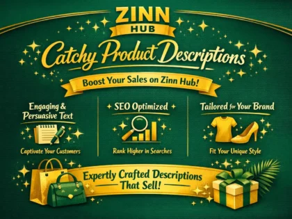 write catchy product descriptions