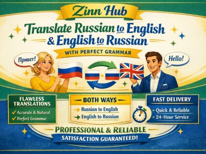 translate russian to english and english to russian with perfect grammar