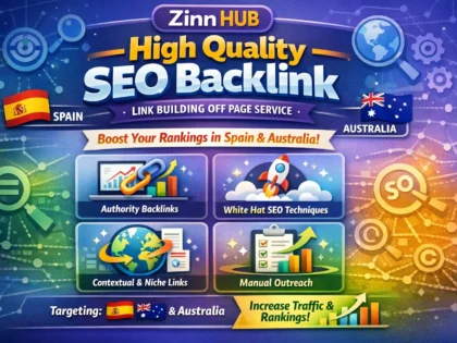 do high quality SEO backlink link building off page service spain australia