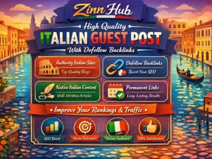 do high quality italian guest post with dofollow backlinks