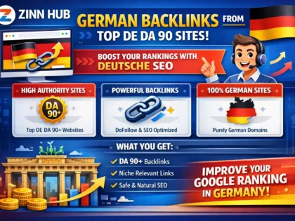 provide german backlinks from top de da 90 sites