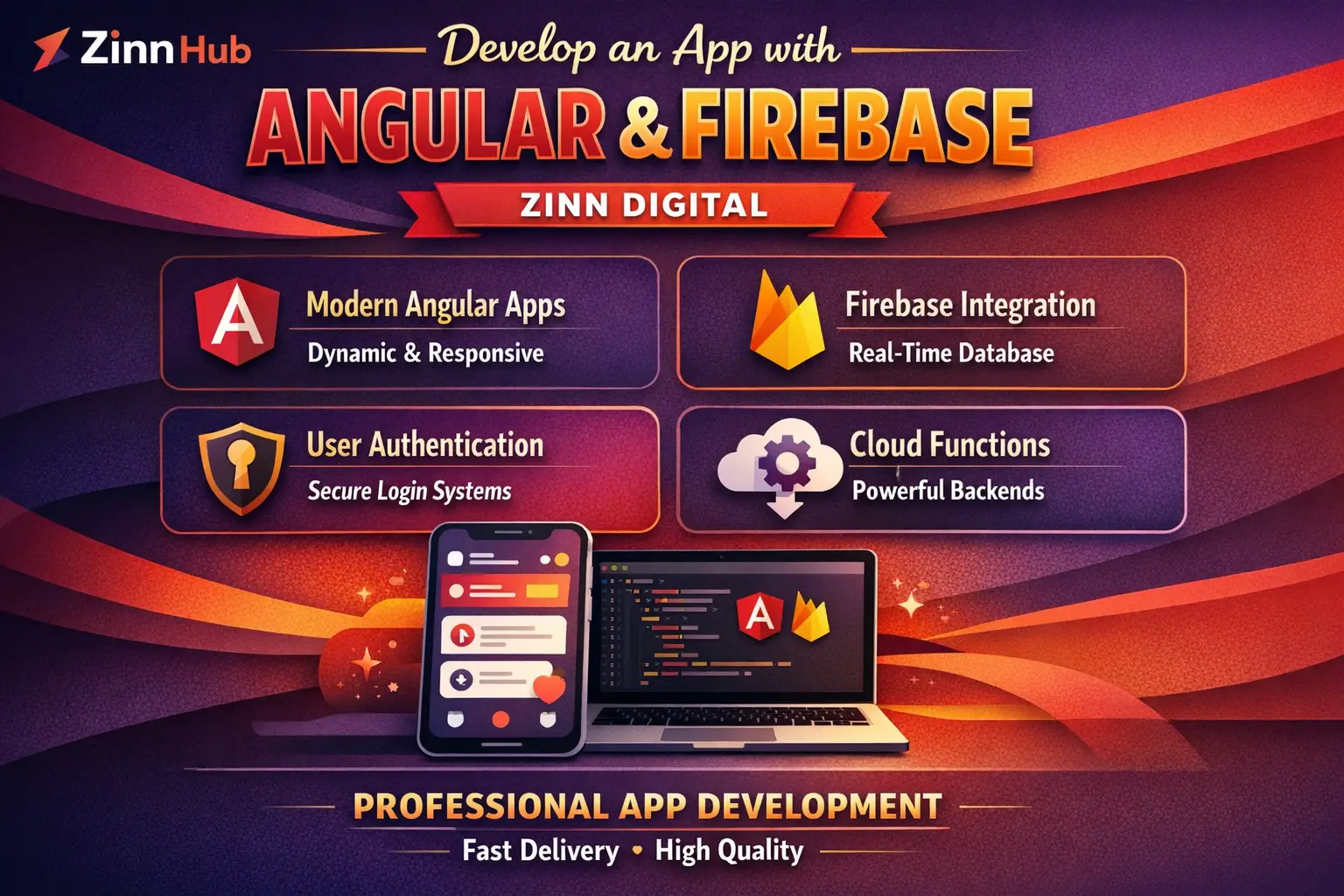 Develop An App With Angular And Firebase - Zinn Digital ™ 1 Develop An App With Angular And Firebase - Zinn Digital ™