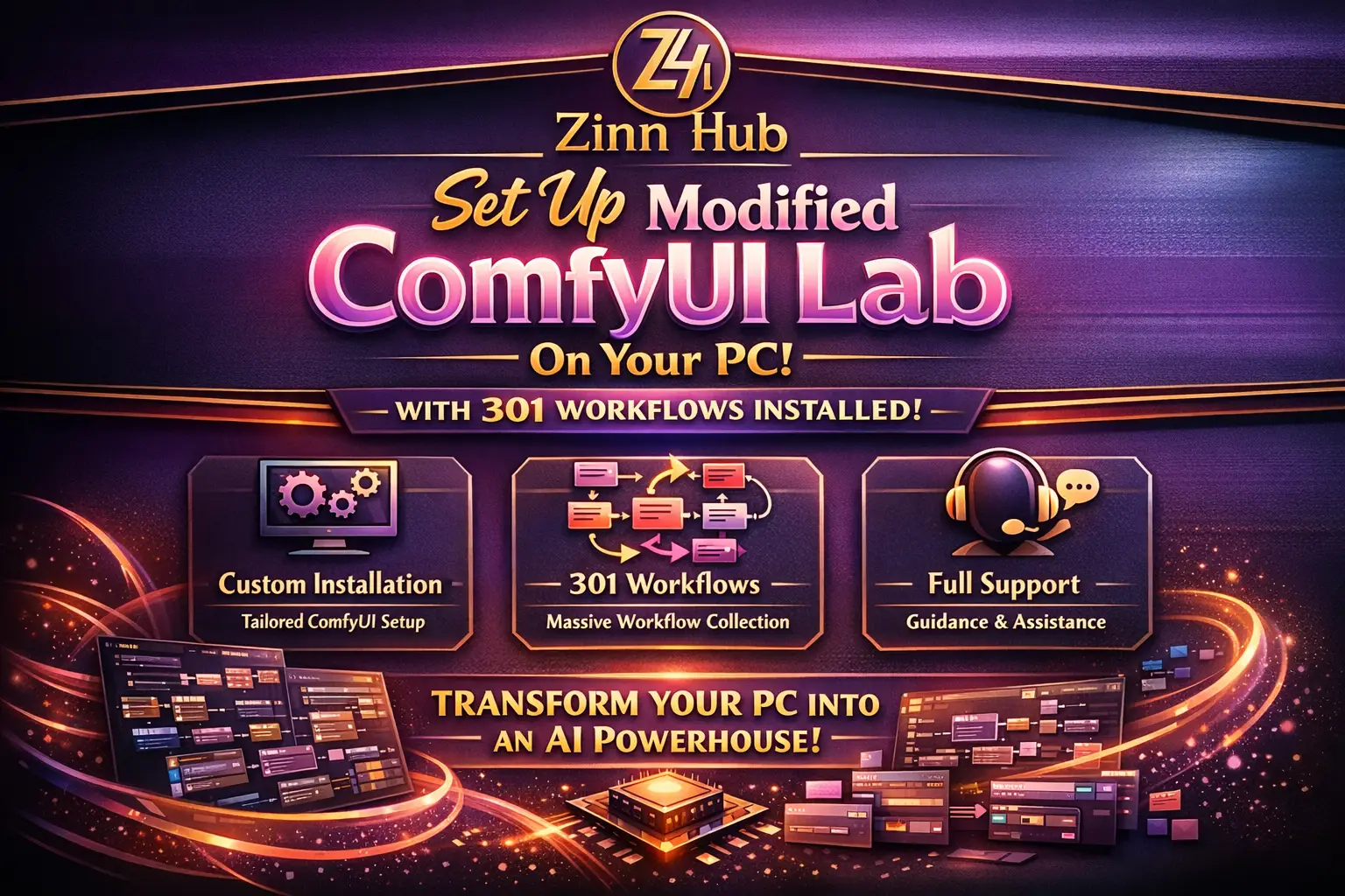 Set Up Modified Comfyui Lab In Ur Pc With 301 Workflows 1 Set Up Modified Comfyui Lab In Ur Pc With 301 Workflows