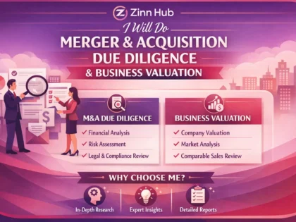do merger and acquisition due diligence and business valuation