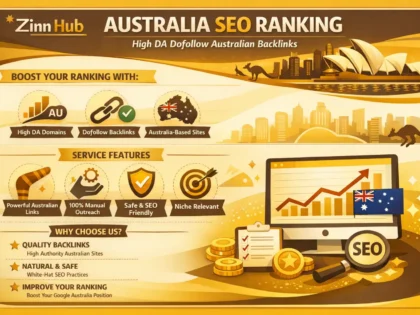 australia SEO ranking high da dofollow australian backlinks