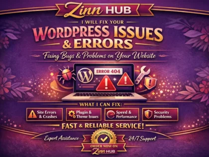 Fix Wordpress Issues