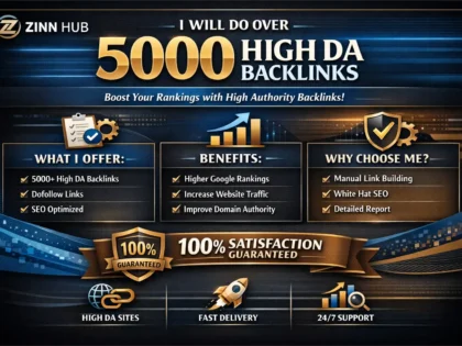do over 5000 high da backlinks