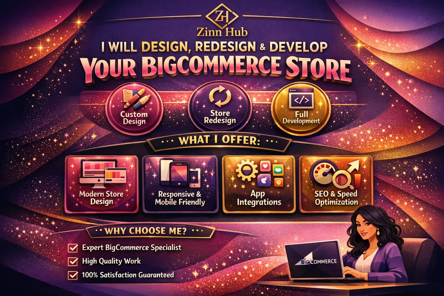 Do Custom Design, Redesign, And Development Bigcommerce Store 1 Do Custom Design