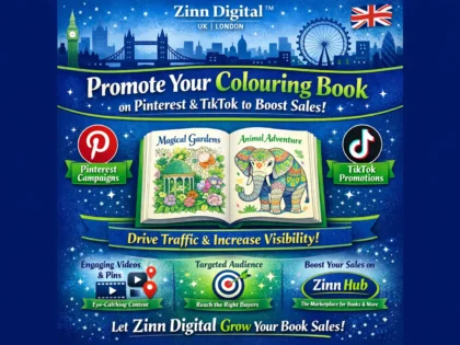 Promote Your Colouring Book On Pinterest And Tiktok To Boost Sales Visibility