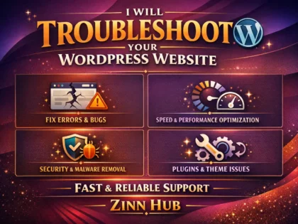 troubleshoot your wordpress website