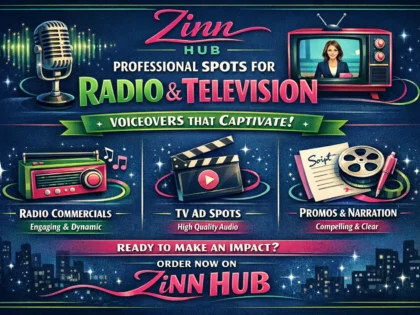 record spots for radio and television